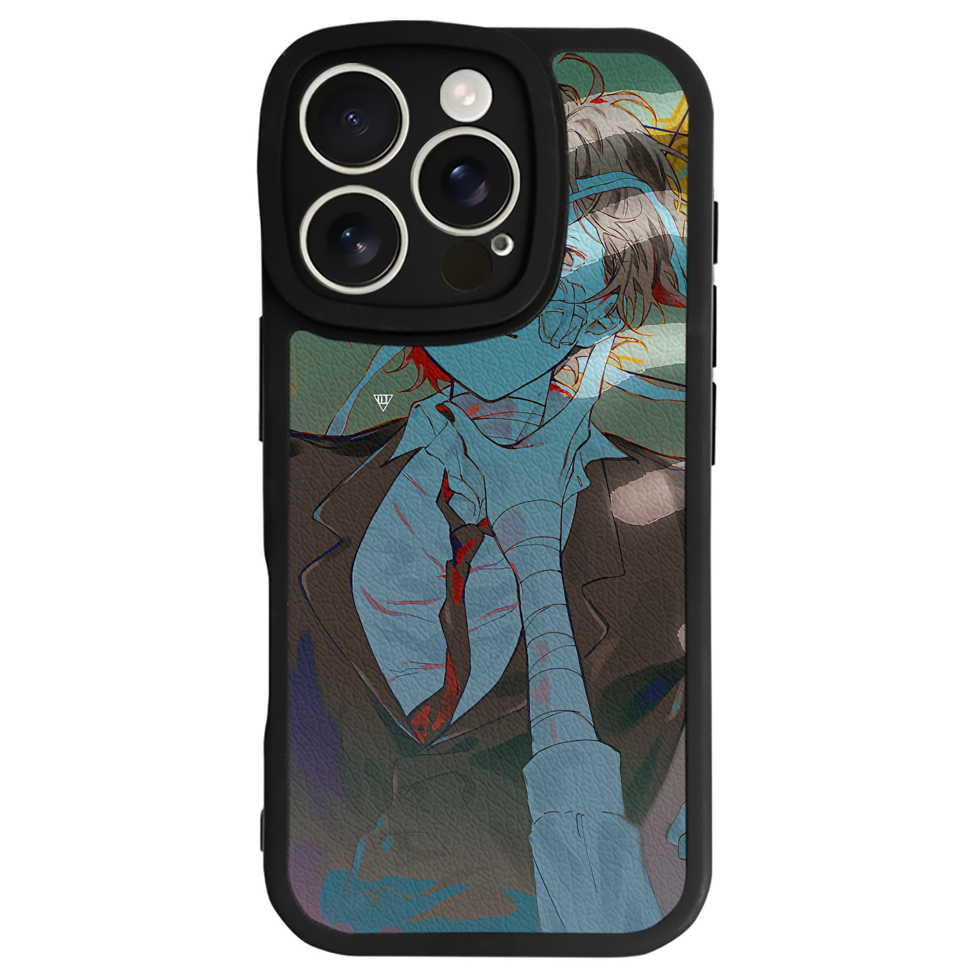 （画像用） 文豪ストレイドッグス Bungo Stray Dogs 【iPhone 16シリーズ対応】シリコンスマホケース（レザー調） 材質：シリコン